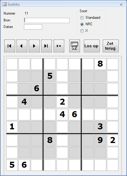 Sudoku (NRC)